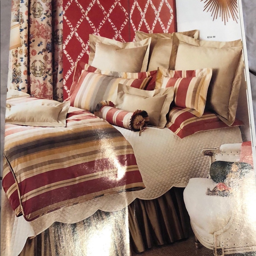 Casa Fiora silk king size bedding